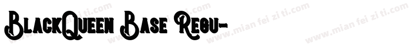 BlackQueen Base Regu字体转换